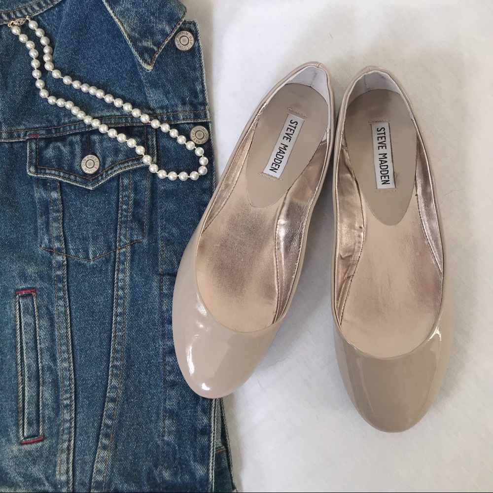 Steve Madden Nude Flats